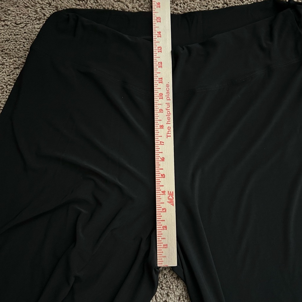 NWOT Kate & Mallory Artsy Wide Leg Pants Slinky Palazzo XL High Waisted Pull On - Picture 5 of 6